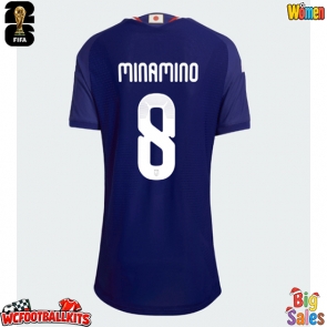 Japan Takumi Minamino #8 Replica Home Stadium Shirt for Women World Cup 2026 Short Sleeve